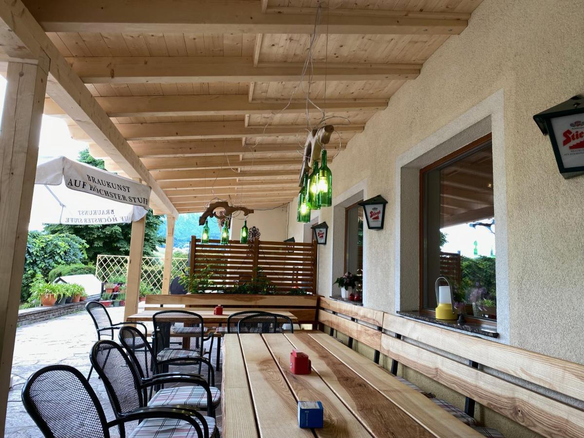 Hotel Waldruh Wiesing Exterior foto